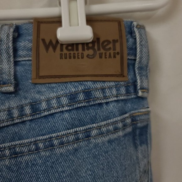 Wrangler Mens 34x34 Rugged Wear Straight Leg Medium Wash 5 Pockets Denim Jeans - Picture 8 of 10